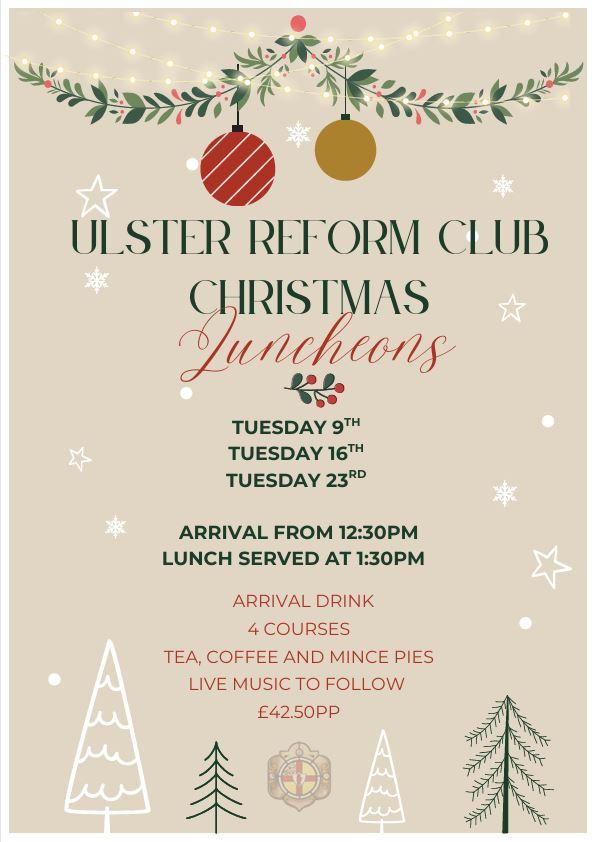 XMAS LUNCHEONS